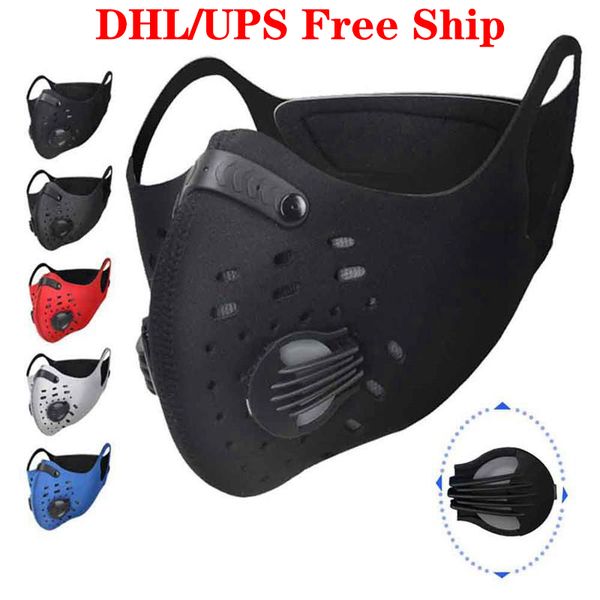 dhl/ups cycling protective face outdoor sports mask pm2.5 anti-pollution running mask activated filter washable mounth mask, Black
dhl/ups cycling protective face outdoor sports mask pm2.5 anti-pollution running mask activated filter washable mounth mask, Black