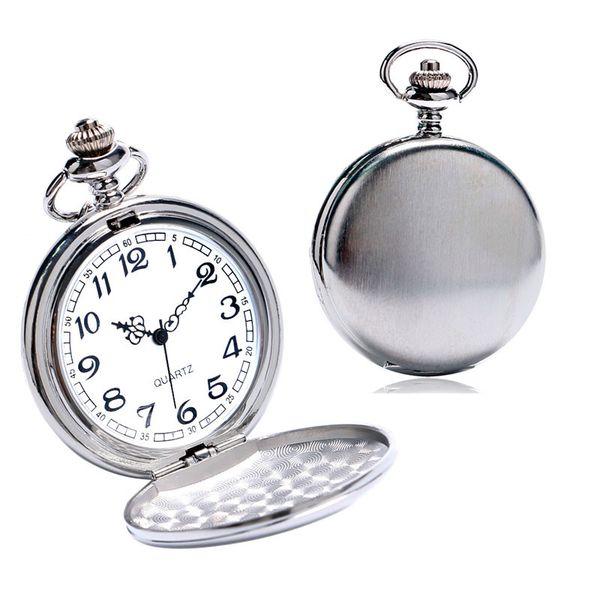 new fashion vintage retro silver case watches full hunter white dial analog quartz relogio necklace chain men pocket watch gifts, Slivery;golden
new fashion vintage retro silver case watches full hunter white dial analog quartz relogio necklace chain men pocket watch gifts, Slivery;golden