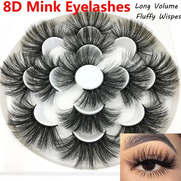 7 pairs 25mm 8d mink lashes natural long false eyelashes volume fake lashes makeup extension eyelashes maquiagem
7 pairs 25mm 8d mink lashes natural long false eyelashes volume fake lashes makeup extension eyelashes maquiagem