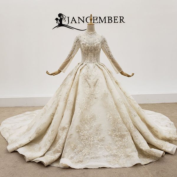 роскошные свадебные платья boho иллюзия высокого шеи длинным рукавом зашнуровать назад сияющий бисером блестки кристалл длинные поезд платье, White
роскошные свадебные платья boho иллюзия высокого шеи длинным рукавом зашнуровать назад сияющий бисером блестки кристалл длинные поезд платье, White