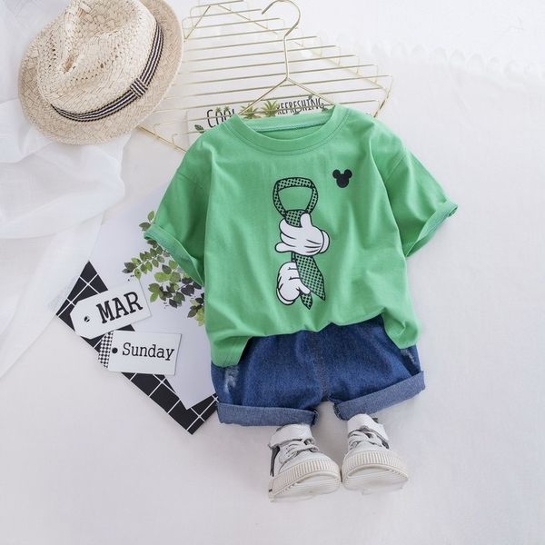 kid мальчик гир летняя одежда набор для младенца outfit симпатичный мультфильм o-образным вырезом футболки дети костюм мягкие брюки джинсовы, White
kid мальчик гир летняя одежда набор для младенца outfit симпатичный мультфильм o-образным вырезом футболки дети костюм мягкие брюки джинсовы, White