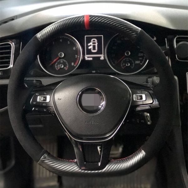 car steering wheel cover carbon fiber leather black suede for volkswagen vw golf 7 mk7 touran up new polo jetta passat b8 tiguan270b
car steering wheel cover carbon fiber leather black suede for volkswagen vw golf 7 mk7 touran up new polo jetta passat b8 tiguan270b