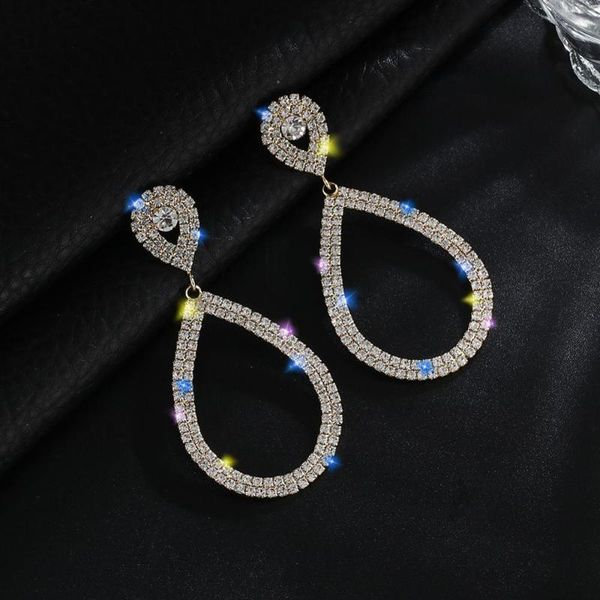 simple bridal dangle earrings for women silver color rhinestone bride wedding circle drop earrings fashion jewelry eh517
simple bridal dangle earrings for women silver color rhinestone bride wedding circle drop earrings fashion jewelry eh517