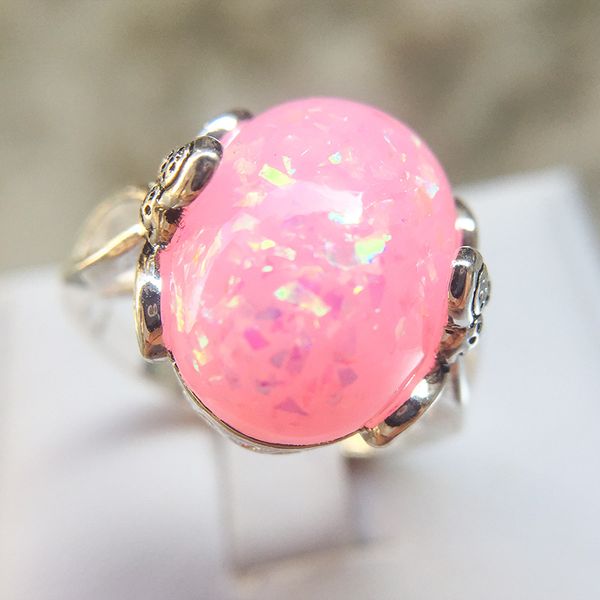 trendy vintage blue/pink/white opal ring for women simple stylish finger rings with big stone jewelry anel feminino ball party, Golden;silver
trendy vintage blue/pink/white opal ring for women simple stylish finger rings with big stone jewelry anel feminino ball party, Golden;silver
