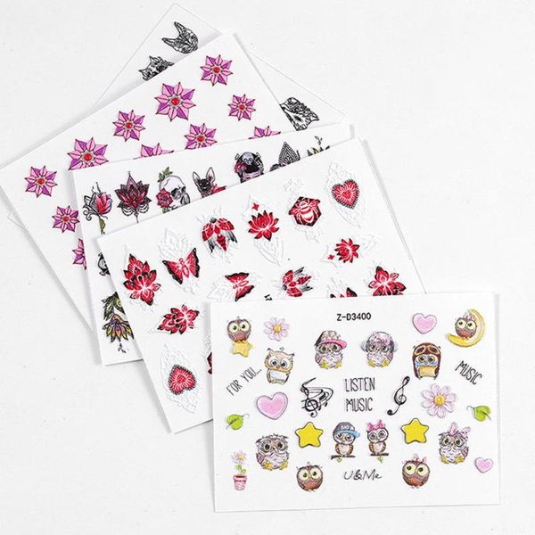 25pcs/lot 5d diy nail art wraps stickers polish foils tips decoration nail art sticker flower decals, Black
25pcs/lot 5d diy nail art wraps stickers polish foils tips decoration nail art sticker flower decals, Black