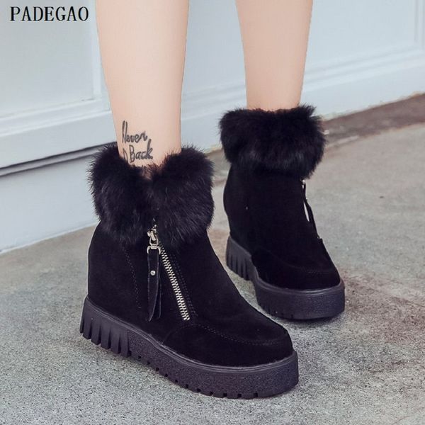 2019 new women boots fur brand winter shoes warm black round toe casual large size women snow boots #77
2019 new women boots fur brand winter shoes warm black round toe casual large size women snow boots #77
