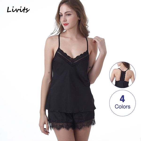 women's pajama set satin silk female pajamas pyjamas sleepwear nightwear v neck off shoulder ruffles lace retro summer, Black;red
women's pajama set satin silk female pajamas pyjamas sleepwear nightwear v neck off shoulder ruffles lace retro summer, Black;red