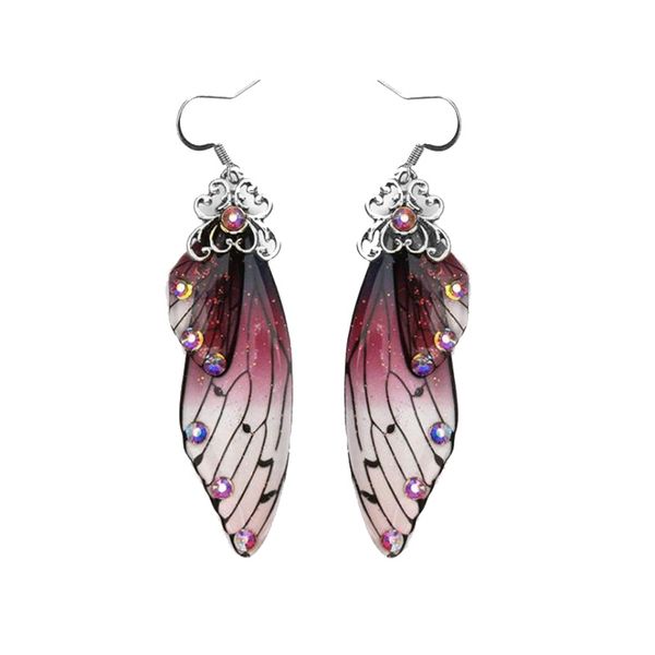 2019 new fashion fairy tale insect wing dangle earrings rhinestone vintage drop earrings for women, Silver
2019 new fashion fairy tale insect wing dangle earrings rhinestone vintage drop earrings for women, Silver