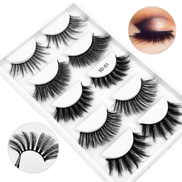 5d fake eyelashes set reusable handmade with false lashes natural false eyelashes long extension faux look 5 pairs
5d fake eyelashes set reusable handmade with false lashes natural false eyelashes long extension faux look 5 pairs