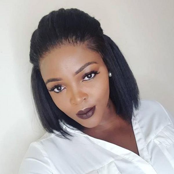 lace front bob wigs kinky straight pre plucked 130% density peruvian human hair wig with baby hair, Black;brown
lace front bob wigs kinky straight pre plucked 130% density peruvian human hair wig with baby hair, Black;brown
