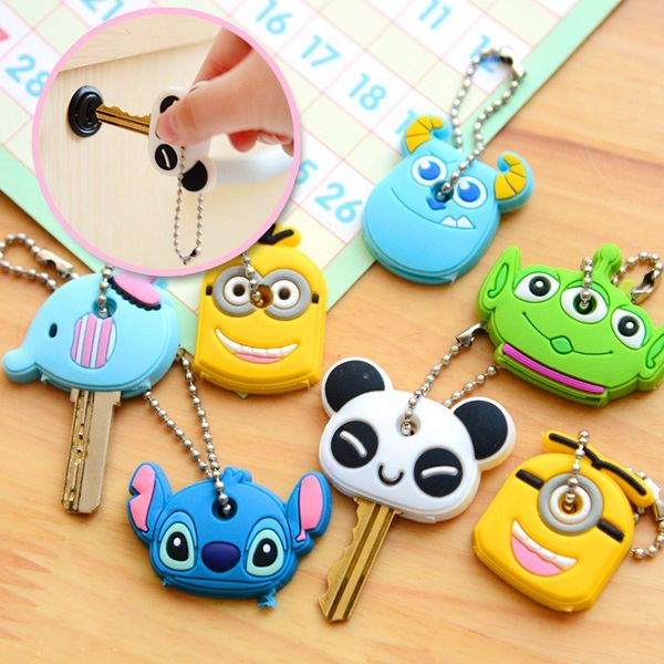 1pcs cartoon silicone protective key case cover for key control dust cover holder organizer home accessories supplies
1pcs cartoon silicone protective key case cover for key control dust cover holder organizer home accessories supplies