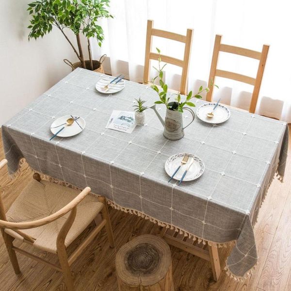 40 plaid decorative linen tablecloth with tassel waterproof oilproof thick rectangular dining table cover table cloth
40 plaid decorative linen tablecloth with tassel waterproof oilproof thick rectangular dining table cover table cloth