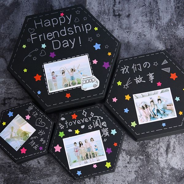 creative surprise explosion p bomb box diy scrapbook hexagonal love note exploding box birthday valentine's day gift
creative surprise explosion p bomb box diy scrapbook hexagonal love note exploding box birthday valentine's day gift