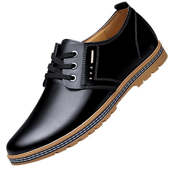 2019 new mens casual leather shoes height increase british style autumn fashion elevator shoes lace up black brown oxfords men footwear
2019 new mens casual leather shoes height increase british style autumn fashion elevator shoes lace up black brown oxfords men footwear