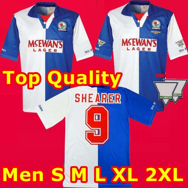 thailan 1994 1995 blackburn rovers retro soccer jersey 94 95 blackburn alan shearer sutton hendry sherwood berg vintage classic football, Black;yellow
thailan 1994 1995 blackburn rovers retro soccer jersey 94 95 blackburn alan shearer sutton hendry sherwood berg vintage classic football, Black;yellow