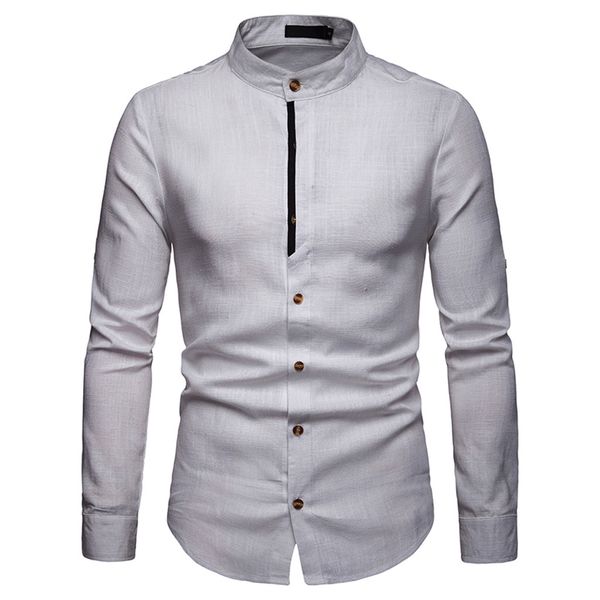 camisas hombre manga larga shirt men long sleeve pure color button large size casual blouse shirts camisa masculina, White;black
camisas hombre manga larga shirt men long sleeve pure color button large size casual blouse shirts camisa masculina, White;black