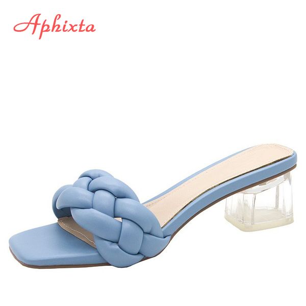 aphixta 5cm squar heels slides women rope lattice peep toe women outside sippers shoes mujer elegant shoes, Black
aphixta 5cm squar heels slides women rope lattice peep toe women outside sippers shoes mujer elegant shoes, Black