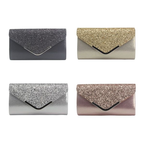 women's sequined clutch evening purse chain wallet party prom wedding envelope phone handbag lx9f
women's sequined clutch evening purse chain wallet party prom wedding envelope phone handbag lx9f