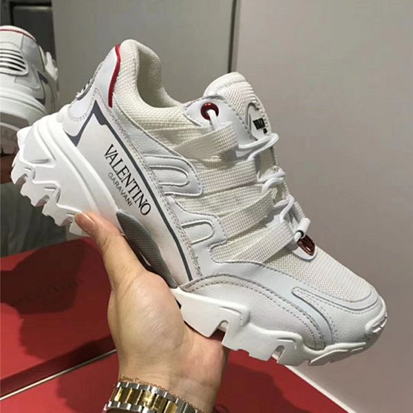 luxury designer shoes new men and women climbers sneaker fabric calfskin patchwork lace-up platform fashion breathable outdoor travel shoes, Black
luxury designer shoes new men and women climbers sneaker fabric calfskin patchwork lace-up platform fashion breathable outdoor travel shoes, Black