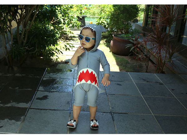 design swimwear baby girls boys shark hooded swimwear infants swim jumpsuit beach clothes spring swimsuit for 3-7t, Blue
design swimwear baby girls boys shark hooded swimwear infants swim jumpsuit beach clothes spring swimsuit for 3-7t, Blue