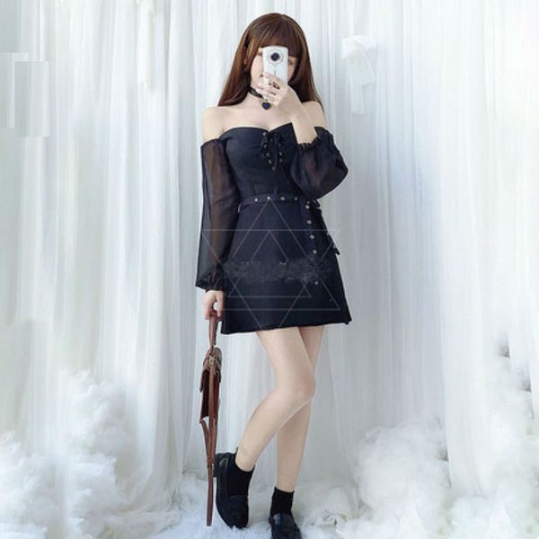 japanese gothic lolita dress hard sister chic harjuku kawaii off shoulder sleeve shirt short skirt lolita 3pcs pre-order, Black;red
japanese gothic lolita dress hard sister chic harjuku kawaii off shoulder sleeve shirt short skirt lolita 3pcs pre-order, Black;red