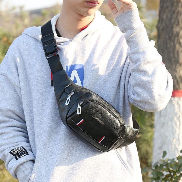 men and women chest pack men's messenger bag pu leather fashion casual sports shoulder bag cross-body wallet korean-style trend
men and women chest pack men's messenger bag pu leather fashion casual sports shoulder bag cross-body wallet korean-style trend
