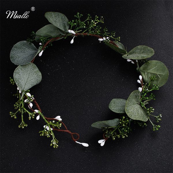 miallo simulation flowers crown and tiaras handmade wedding headpieces bride bridesmaids green leaves bridal hair vine headband, Golden;silver
miallo simulation flowers crown and tiaras handmade wedding headpieces bride bridesmaids green leaves bridal hair vine headband, Golden;silver