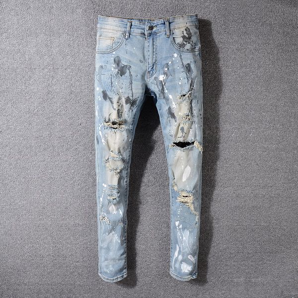 New amiri product italy tyle 530 men 039 painter di tre ed hollow out pant flare patche blue denim kinny jean lim trou er ize
New amiri product italy tyle 530 men 039 painter di tre ed hollow out pant flare patche blue denim kinny jean lim trou er ize