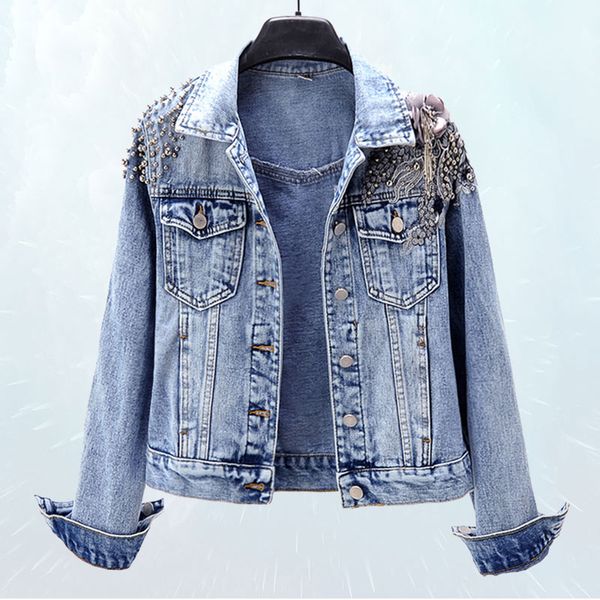 2019 новая весна осень куртка женщин heavy metal трехмерный бисером fower denim куртка тонкий basic jean outwear женский sl099, Black;brown
2019 новая весна осень куртка женщин heavy metal трехмерный бисером fower denim куртка тонкий basic jean outwear женский sl099, Black;brown
