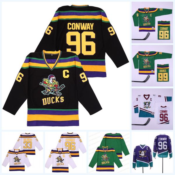 mighty ducks movie 96 charlie conway 99 adam banks 33 greg goldberg 44 fulton reed hockey 66 gordon bombay 100% stitched hockey jerseys, Black;red
mighty ducks movie 96 charlie conway 99 adam banks 33 greg goldberg 44 fulton reed hockey 66 gordon bombay 100% stitched hockey jerseys, Black;red