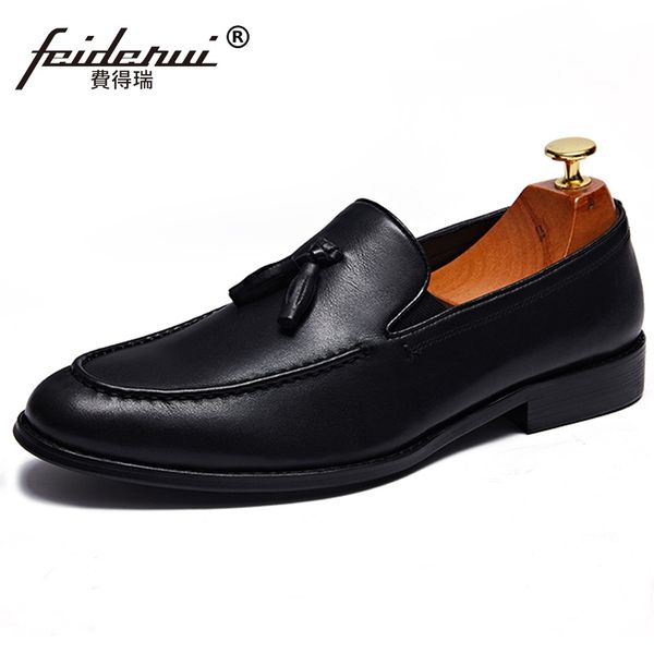retro round toe slip on man casual comfortable shoes genuine leather driving loafers tassels men's formal dress flats js376, Black
retro round toe slip on man casual comfortable shoes genuine leather driving loafers tassels men's formal dress flats js376, Black