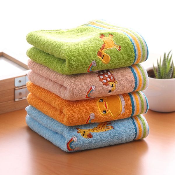 100% cotton cartoon animal embroidered child's bath towel thick absorbent baby face wash small towel 25x50cm
100% cotton cartoon animal embroidered child's bath towel thick absorbent baby face wash small towel 25x50cm