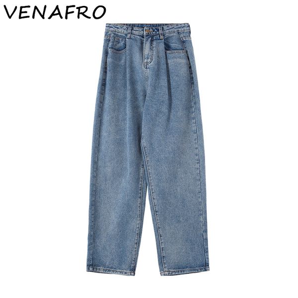 women' jeans summer jeans high waisted distressed south korea style new 2019, Blue