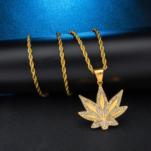 bling iced out gold leaf necklace & pendants paved rhinestoned pendant stainless steel chain for women men jewelry, Silver
bling iced out gold leaf necklace & pendants paved rhinestoned pendant stainless steel chain for women men jewelry, Silver