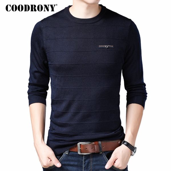 coodrony brand sweater men knitwear pull homme streetwear casual o-neck pullover men autumn winter mens warm wool sweaters 91049, White;black
coodrony brand sweater men knitwear pull homme streetwear casual o-neck pullover men autumn winter mens warm wool sweaters 91049, White;black