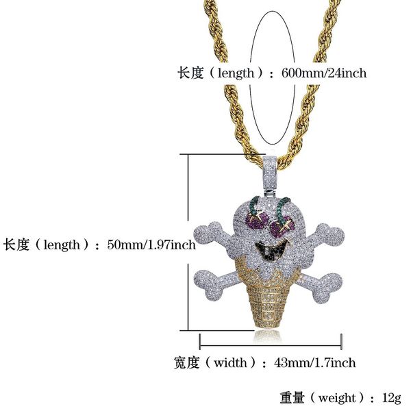 fashion-hip hop necklace cartoon ice cream pirate pendent necklaces ice out gold plated pendant necklce hiphop jewlery, Silver
fashion-hip hop necklace cartoon ice cream pirate pendent necklaces ice out gold plated pendant necklce hiphop jewlery, Silver