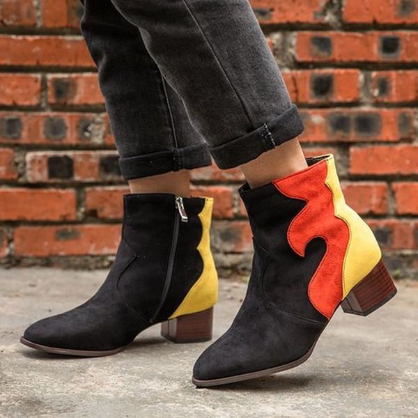 women ankle boots chaussure booties vintage gladiator mid heels pumps plus size casual shoes woman zapatos mujer sapato h765, Black
women ankle boots chaussure booties vintage gladiator mid heels pumps plus size casual shoes woman zapatos mujer sapato h765, Black