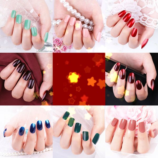 24pcs/box new style recyclable wearable fake nails finished nail patches removable repeated use of fake nail patches, Red;gold
24pcs/box new style recyclable wearable fake nails finished nail patches removable repeated use of fake nail patches, Red;gold