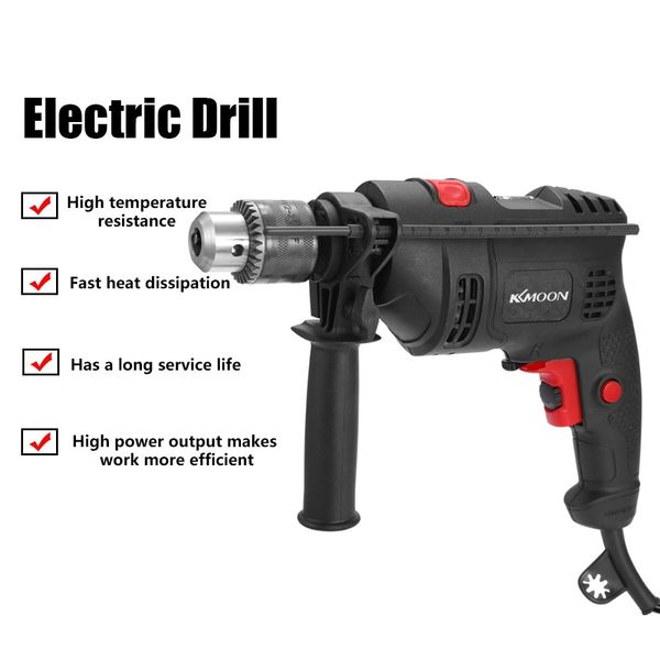 220v 500w electric drill hammer drill impact multi-function adjustable speed woodworking power tool with horizontal bubble
220v 500w electric drill hammer drill impact multi-function adjustable speed woodworking power tool with horizontal bubble