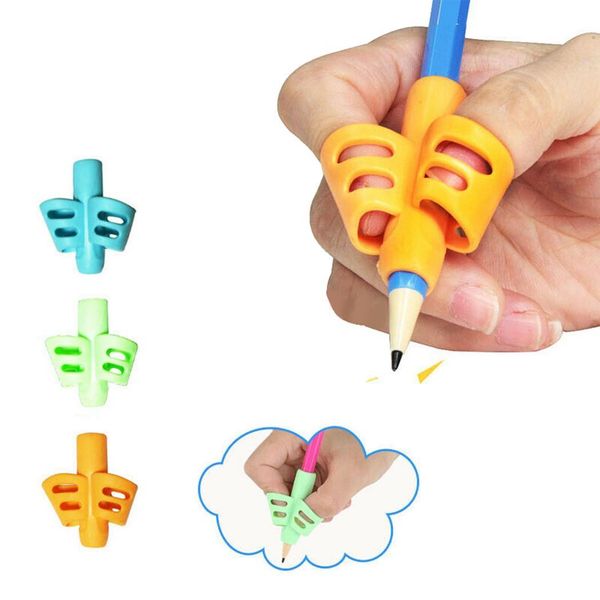 children two-finger pencil holder pen writing aid grip posture correction tools as picture, Black;red
children two-finger pencil holder pen writing aid grip posture correction tools as picture, Black;red