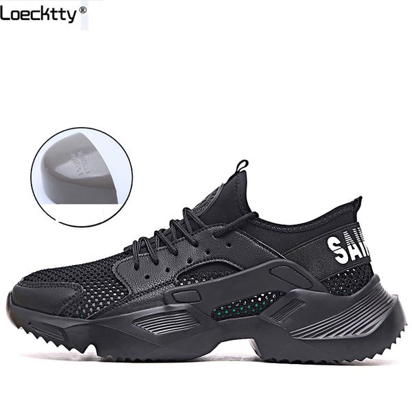 loecktty 2019 work safety shoes 2019 fashion sneakers ultra-light soft bottom men breathable anti-smashing steel toe work boots, Black
loecktty 2019 work safety shoes 2019 fashion sneakers ultra-light soft bottom men breathable anti-smashing steel toe work boots, Black