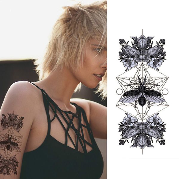 1pc geometric patterns black spider flower henna temporary tattoo black mehndi style waterproof tattoo sticker
1pc geometric patterns black spider flower henna temporary tattoo black mehndi style waterproof tattoo sticker