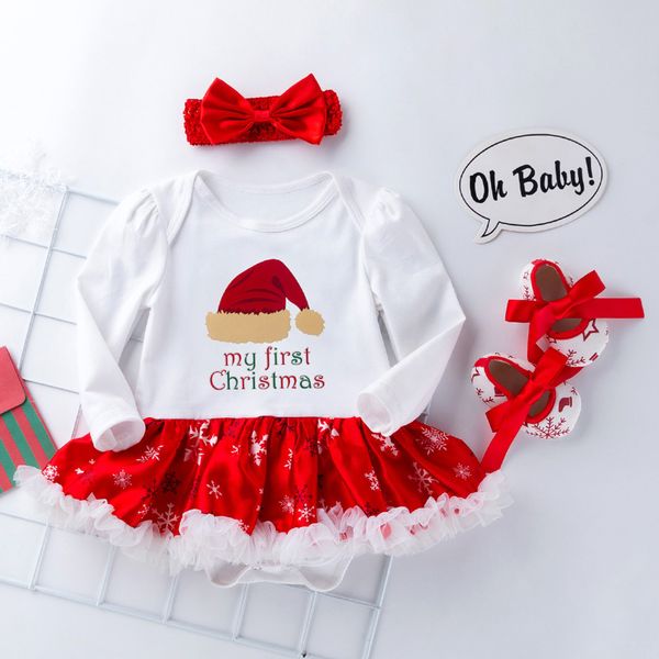 baby girls christmas clothes set toddler kids long sleeve romper dress tutu hairband shoes 3pcs child girl outfit set 3m-24m, Red;yellow
baby girls christmas clothes set toddler kids long sleeve romper dress tutu hairband shoes 3pcs child girl outfit set 3m-24m, Red;yellow