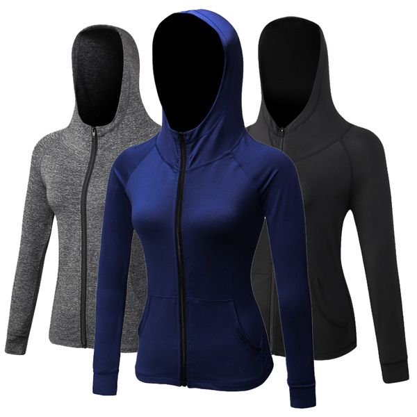 women's running jacket fitness yoga training zipper jacket sports hooded yoga zipper quick dry jogging sportswear, Black;red
women's running jacket fitness yoga training zipper jacket sports hooded yoga zipper quick dry jogging sportswear, Black;red
