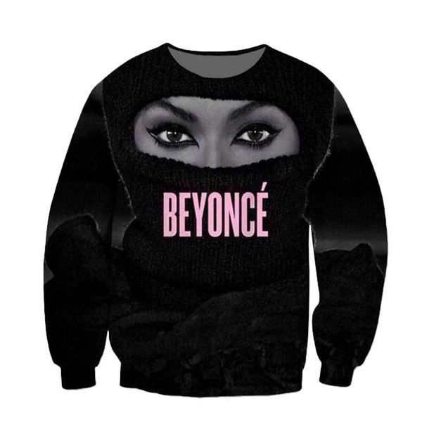 women men trill yonce queen bey beyonce singer 3d sublimation print sweatshirt crewneck sweats jumper plus size, Black
women men trill yonce queen bey beyonce singer 3d sublimation print sweatshirt crewneck sweats jumper plus size, Black