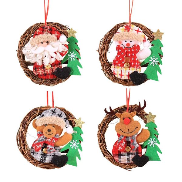 2020 new year christmas small doll rattan ring wreath hanging ornaments decoration christmas tree hanging garland ornaments
2020 new year christmas small doll rattan ring wreath hanging ornaments decoration christmas tree hanging garland ornaments