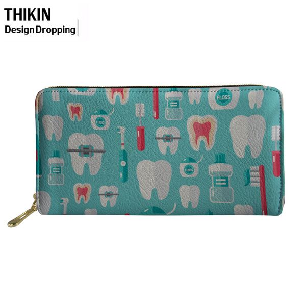 thikin cute dental nursing print pu wallets for women causal clutch phone cash holders ladies party money bag purse with zipper, Red;black
thikin cute dental nursing print pu wallets for women causal clutch phone cash holders ladies party money bag purse with zipper, Red;black
