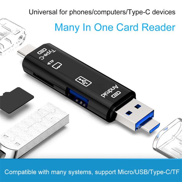 5 в 1 micro sd memory card reader adapter ип c micro usb sd адапеѬ каѬ пами дл macbook laptop usb 3.0 sd / tf card rea
5 в 1 micro sd memory card reader adapter ип c micro usb sd адапеѬ каѬ пами дл macbook laptop usb 3.0 sd / tf card rea