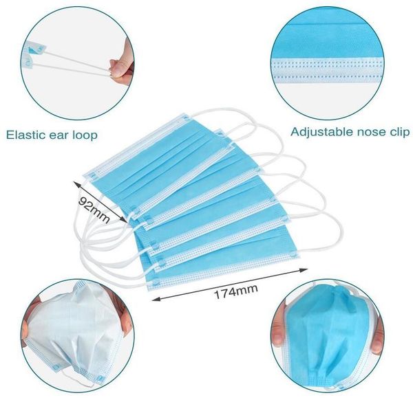 fast shipping blue color disposable face masks mask disposable face mask earloop anti dust face mouth cover dhl or yanwen ship 24hour on tim
fast shipping blue color disposable face masks mask disposable face mask earloop anti dust face mouth cover dhl or yanwen ship 24hour on tim