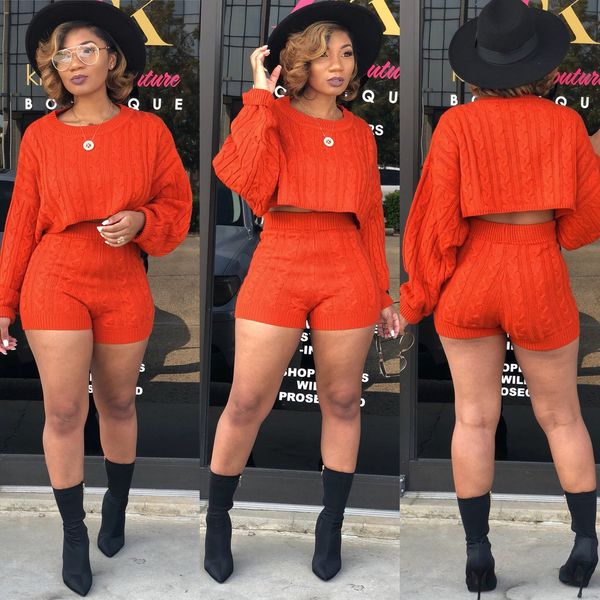 autumn winter 2 two piece set women long sleeve knitted sweater crop and bodycon shorts casual outfit warm tracksuit, White
autumn winter 2 two piece set women long sleeve knitted sweater crop and bodycon shorts casual outfit warm tracksuit, White